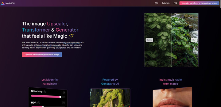 Best AI Image Upscaler - Magnific AI