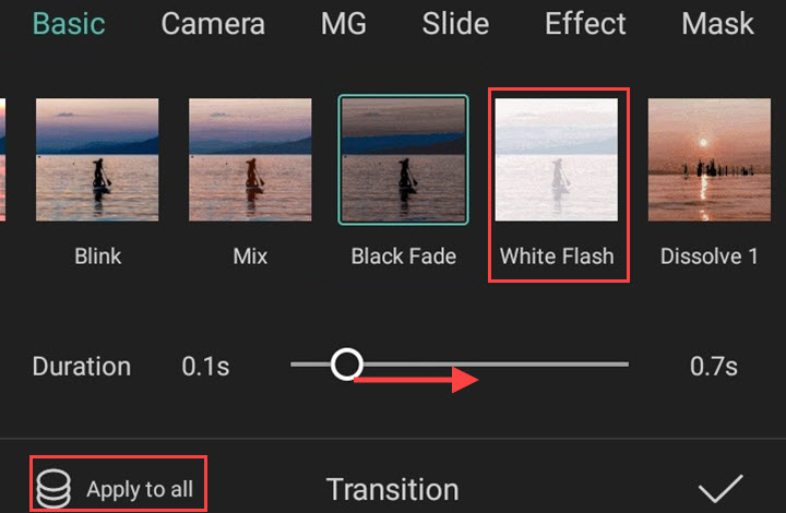 How to make a flashy slow mo video in CapCut
