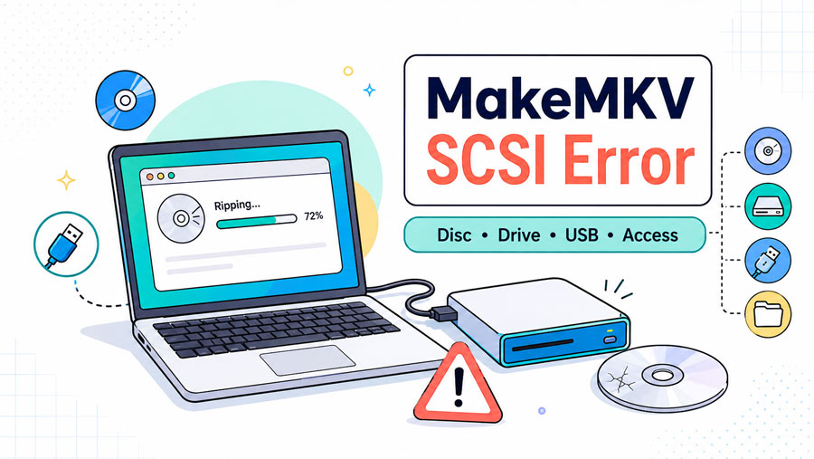 MakeMKV SCSI Error
