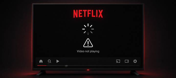 Netflix Not Playing Video