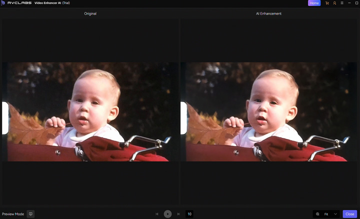 Video Restoration Results with AVCLabs Video Enhancer AI