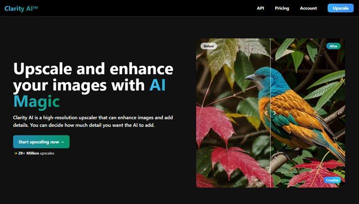 Clarity AI Open Source Enhancer