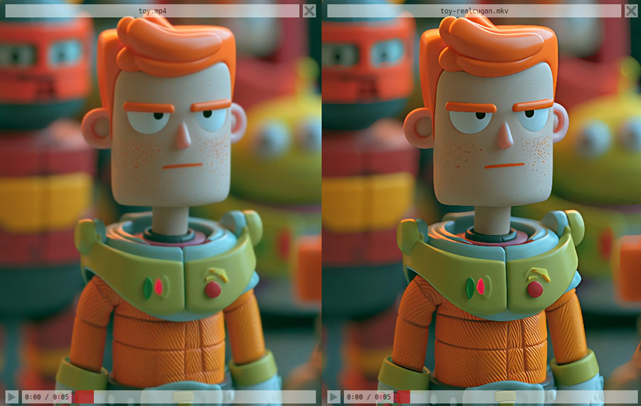 Open Source Video Upscaler Real-CUGAN Test Result 2