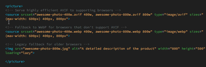 Optimize Image for Web - Use Responsive Images