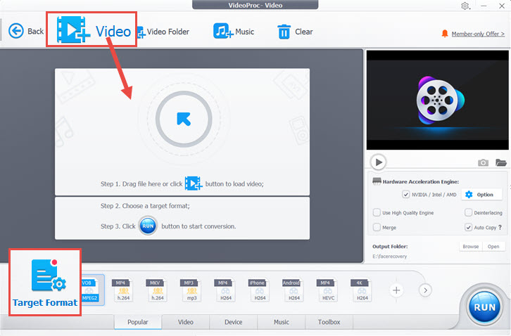 PAL Video to NTSC VideoProc