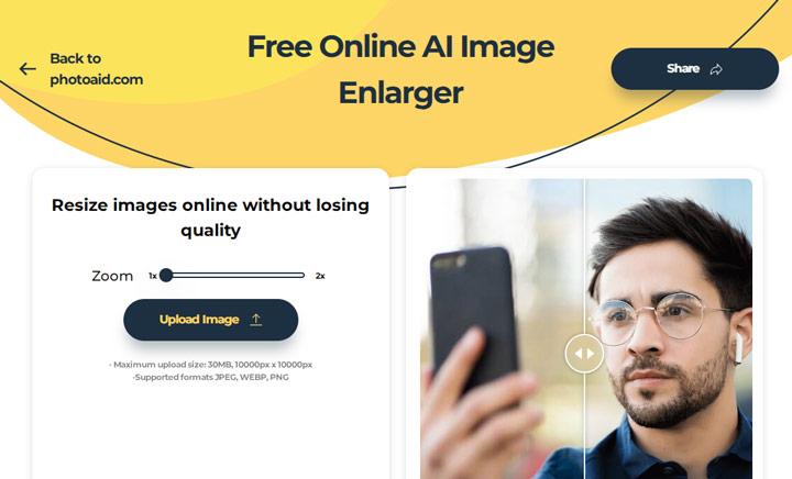 Photo Enlargement Software PhotoAid