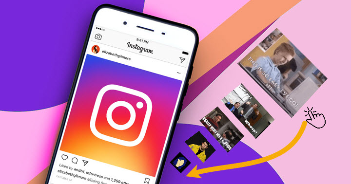 How to post Gifs to Instagram Story - New Instagram Update - FULL