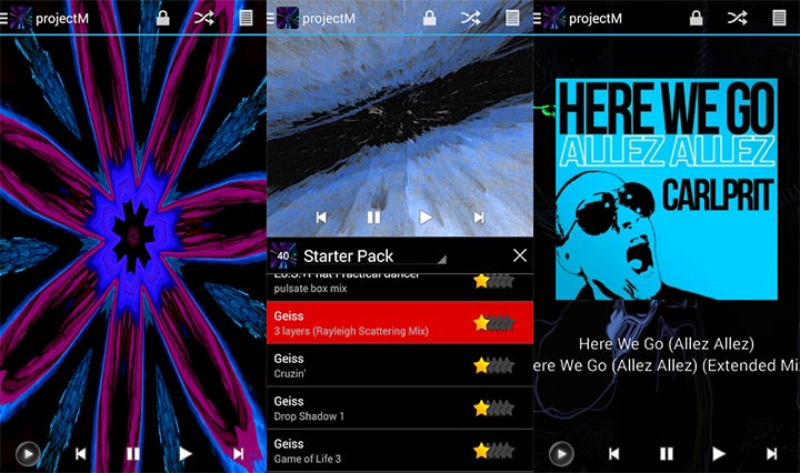 Spotify Visualizer - projectM