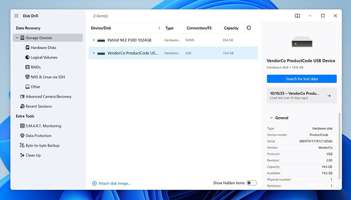 recover deleted videos with disk drill-step3