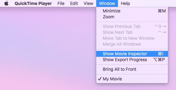 Repair MOV File with QuickTime
