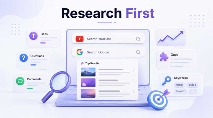 Research Faceless YouTube Video Idea