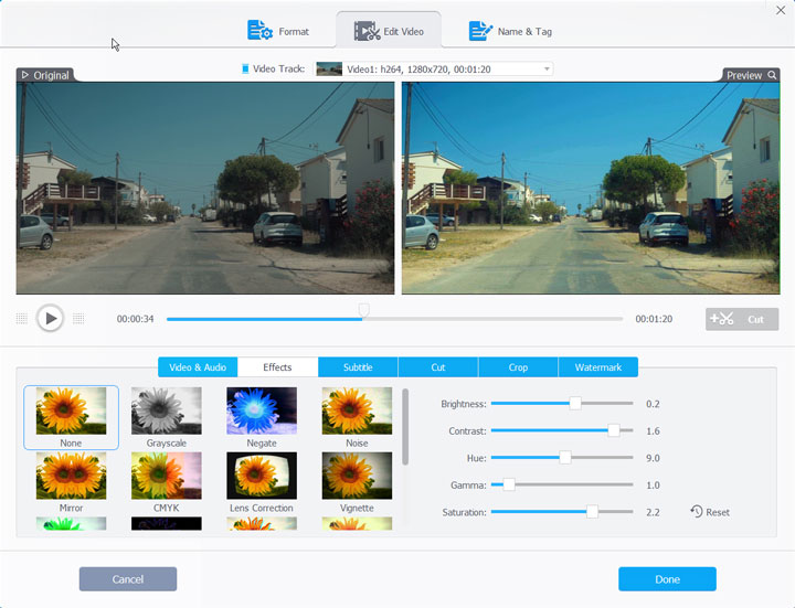 Aiarty Video Enhancer Alternative Adjust Video Brightness and Color