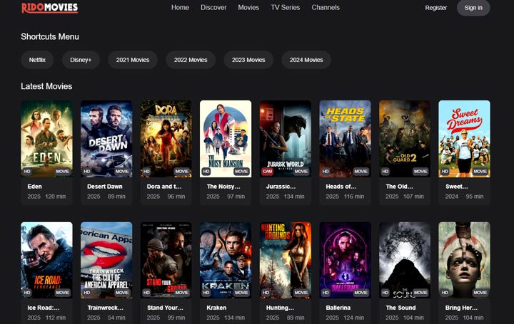 Fmovies Alterantive - Ridomovies