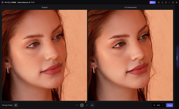 Video schärfen mit AVCLabs Test 1