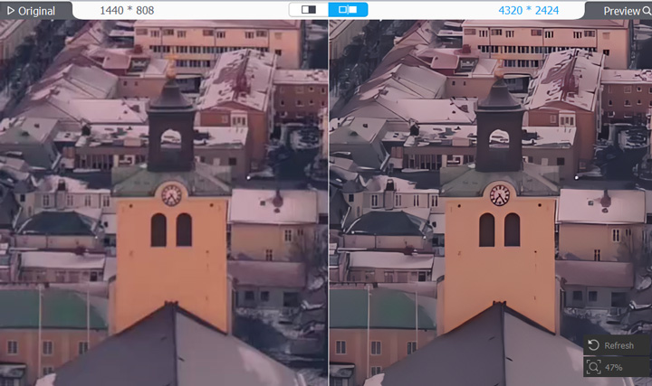 Sharpen video with VPC Test 2