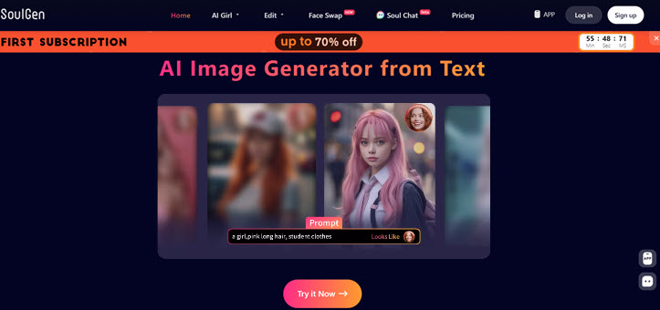 SoulGen AI Art Generator