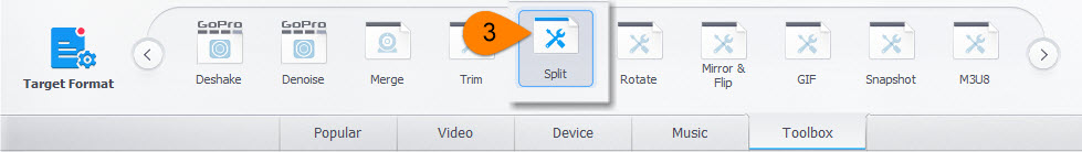 Click Split Icon