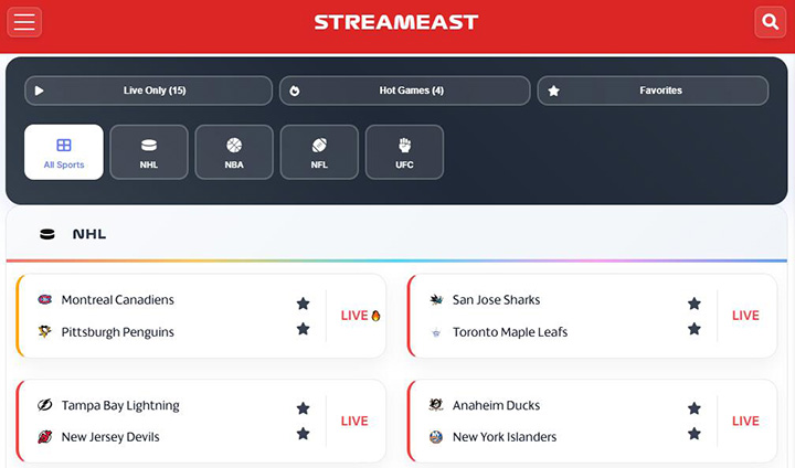 SportSurge Alternative - StreamEast