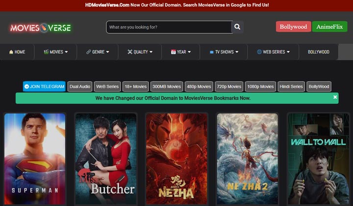 SFlix Alternative 2025 - MovieVerse Hub