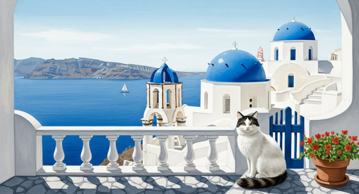 Original Cat Art Image