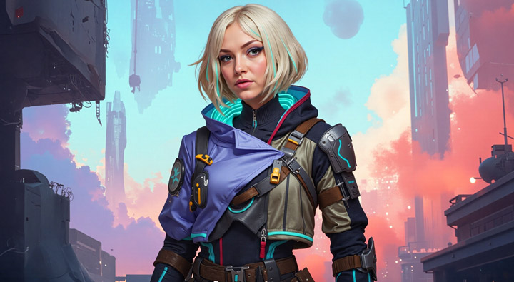 Upscaled Woman Image