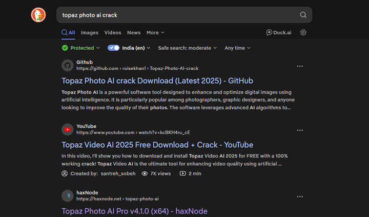 Search for Topaz Photo crack