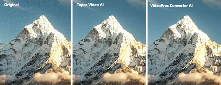 VideoProc vs Topaz Video AI