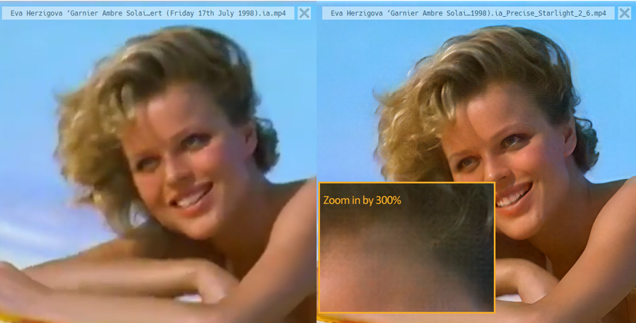 Topaz Video AI Noise Reduction Preview