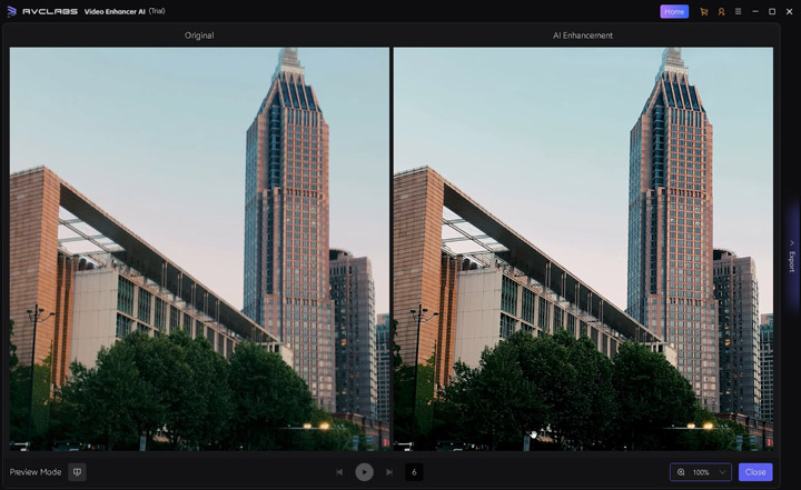 AVCLabs deblur video preview