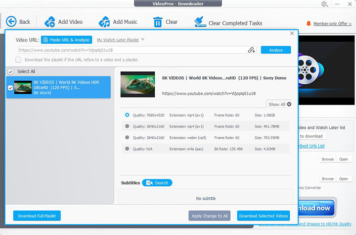 ClipGrab Alternative - VideoProc Converter AI