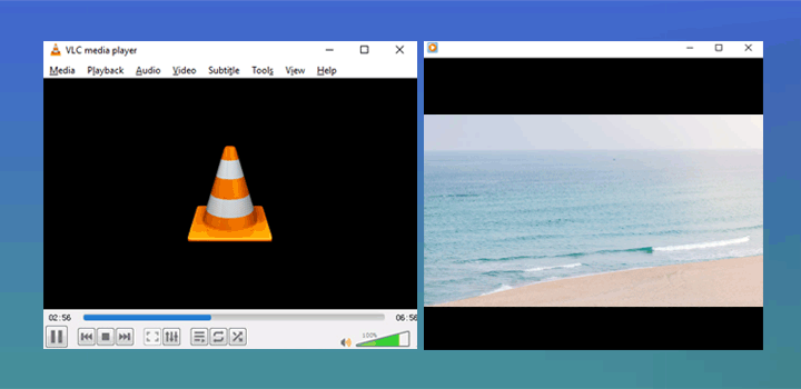 Play Merged Videos - VLC
