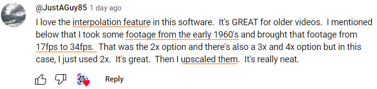 VideoProc Converter AI Interpolation Feature - User Feedback