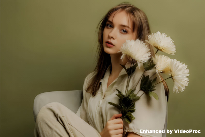 Upscaled with videoproc converter ai