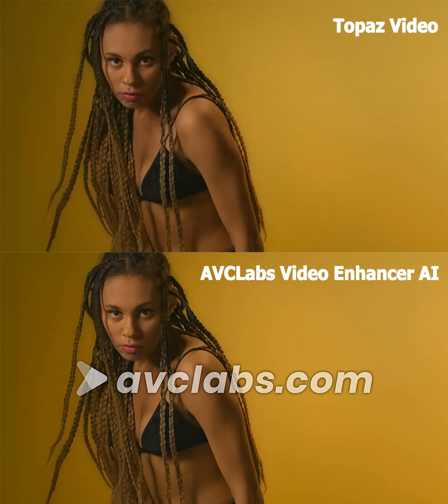 Video upscaling test 21 - AVCLabs vs Topaz