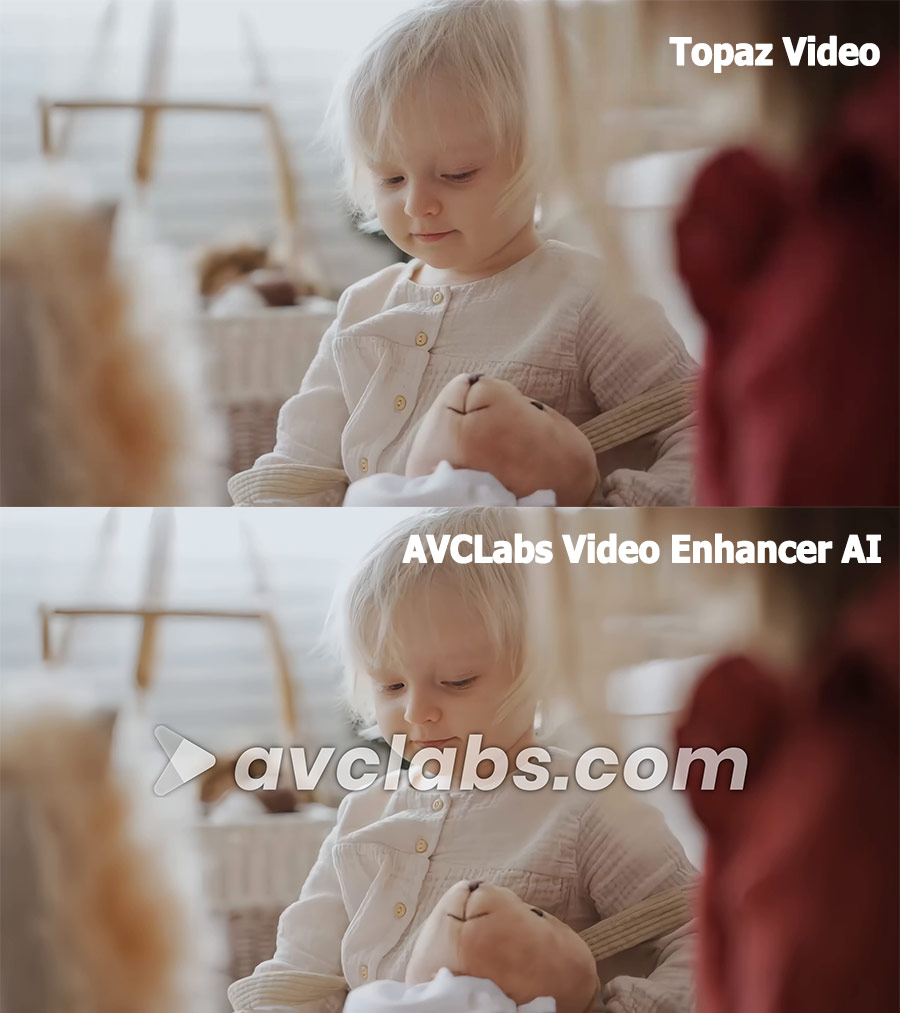 Video upscaling test 25 - AVCLabs vs Topaz