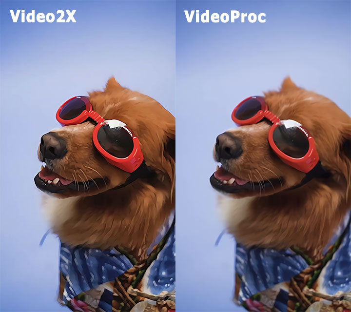 Realistic Upscaling Test 28 - VideoProc vs Video2X