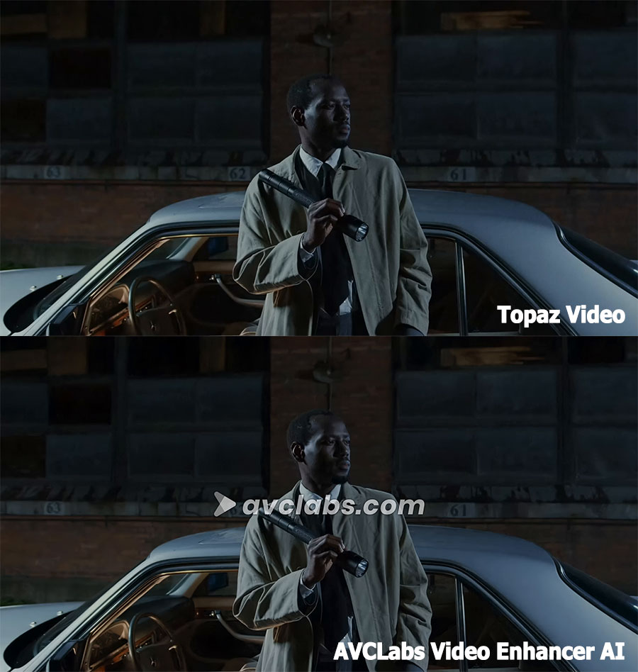 Video upscaling test 45 - AVCLabs vs Topaz