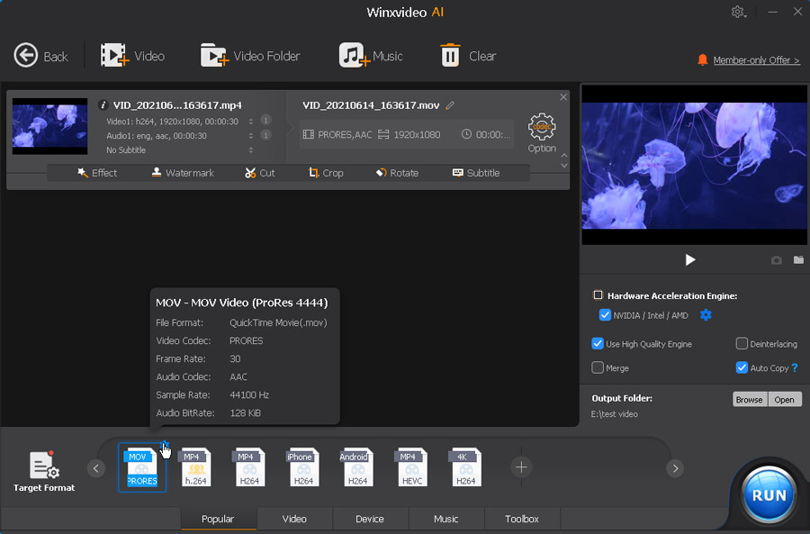 Winxvideo AI conversion 1
