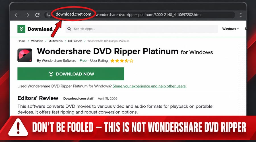 Download Wondershare DVD Ripper