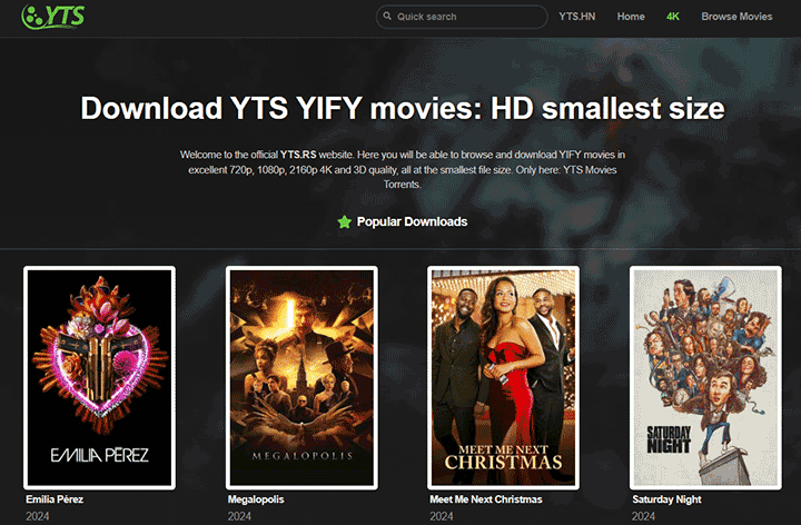 2Flix Alternative - YTS.rs