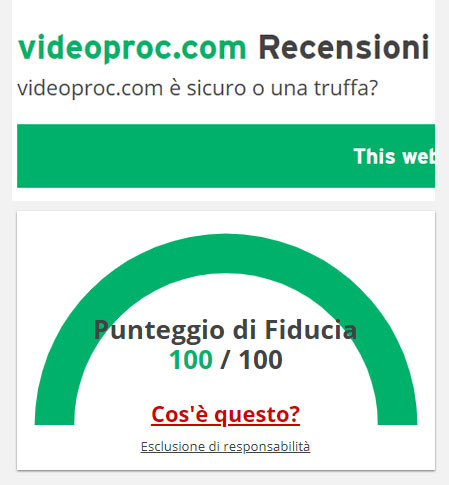 VideoProc non è una truffa
