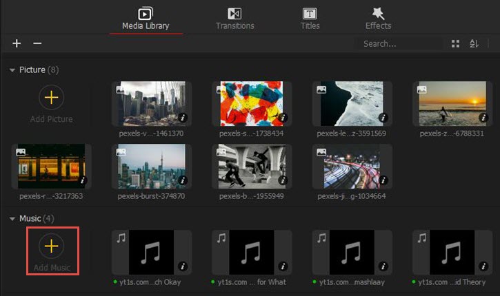 Add background music