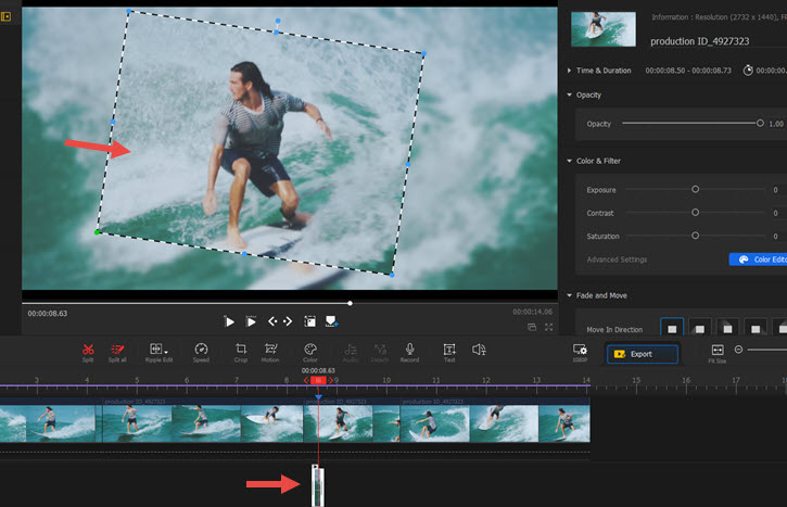 Add the Freeze Frame