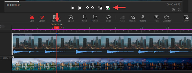 Add Marker to Timeline Way 1