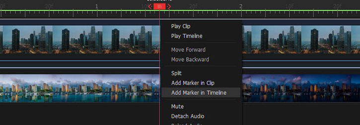 Add Marker to Timeline Way 2