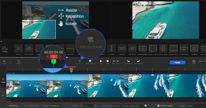 Add the First Keyframe