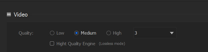 Adjust Video Quality