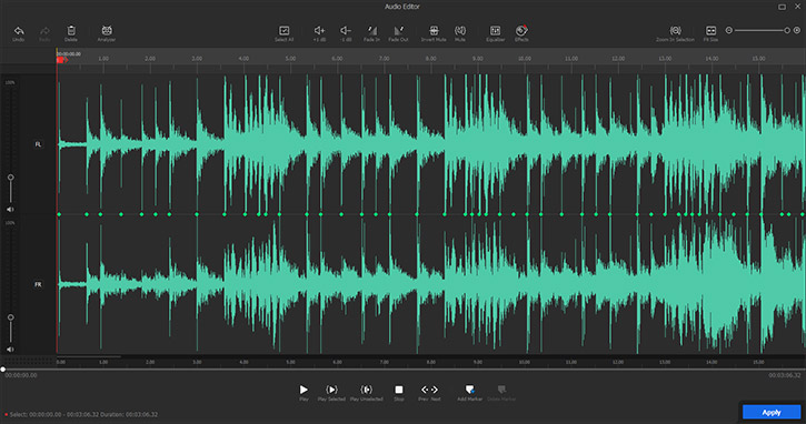 Audio Onset detection results