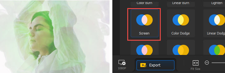 The Green Shade on the Girl's Face