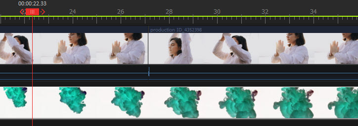 Add Videos to the Timeline for Blending